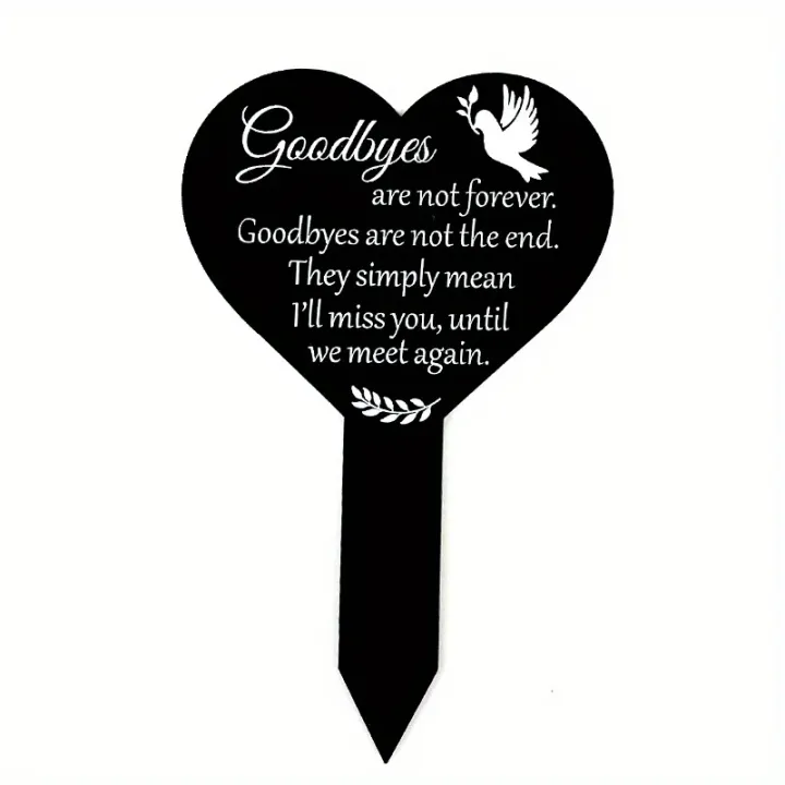 1pc%20Heart-shaped%20Commemorative%20Plaque%20Pile%20Cemetery%20Mark%20Black%20Garden%20Pile%20Sympathy%20Cemetery%20Pile%20Courtyard%20Cemetery%20Decoration%20-%20Image%207