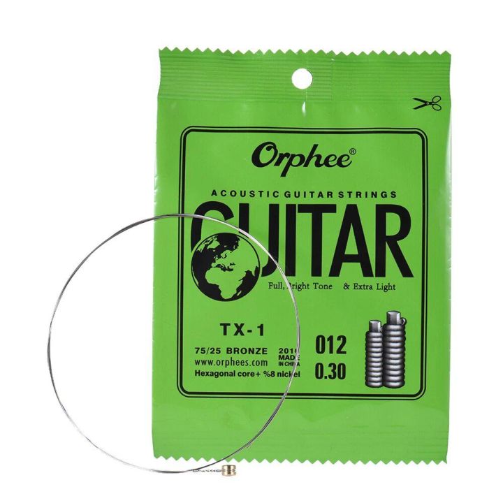 Orphee E-1st and B-2nd string for acoustic guitar.