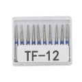 Dental Diamond Burs 10 Pieces/Set FG Diameter Drill Bit 1.6mm High-Speed Handle TC/TF/TR/BC/DI/EX/FO/SF/SI/SO Series Drill Bits.