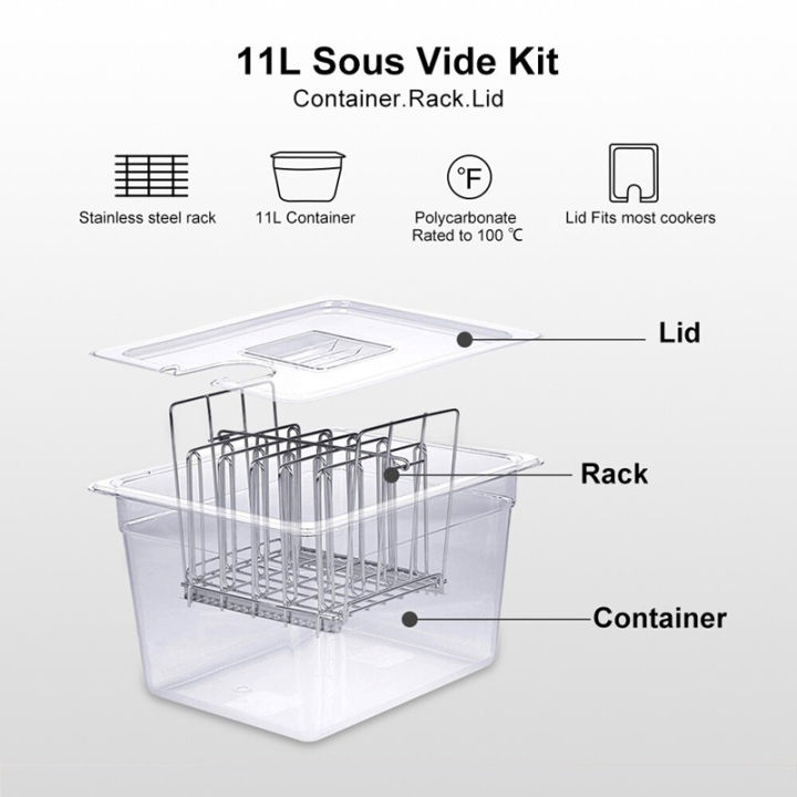 Sous%20vide%20shelf%20bracket%20bracket%20stainless%20steel%20sous%20vide%20cooker%2011L%20container%20and%20rack%20double%20wall%20container%20with%2011%20liter%20lid%20strong%20material%20-%20Image%203