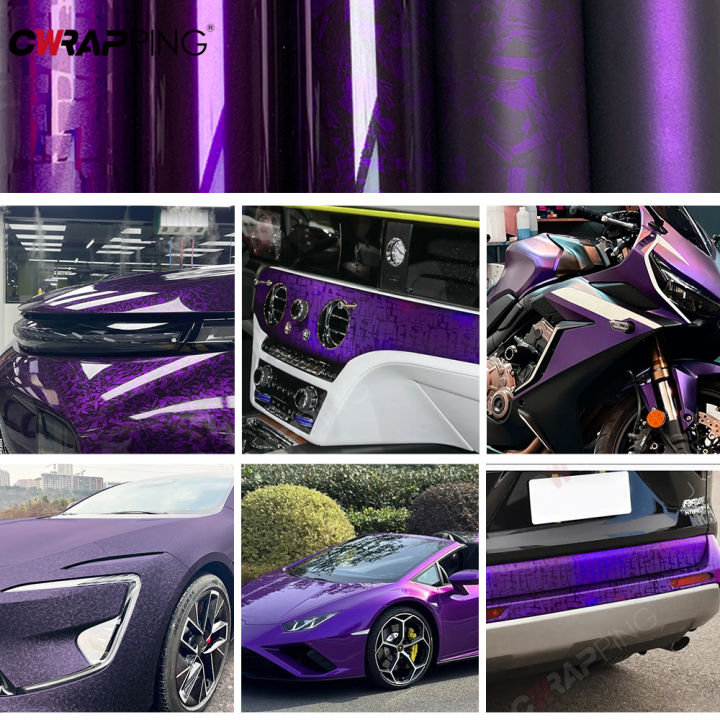 Carbon%20Fiber%20Vinyl%20Wrap%20PET%20Purple%20Car%20Stickers%20UV-Resistant%20Waterproof%20Film%20for%20Automotive%20Motorcycle%20Exterior%20Customization%20-%20Image%203