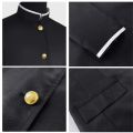 Ken Takakura Cosplay Costume Wig Anime Dandadan Okarun School Uniform Black Jacket Pants Gakuran Glasses Halloween Party Men. 