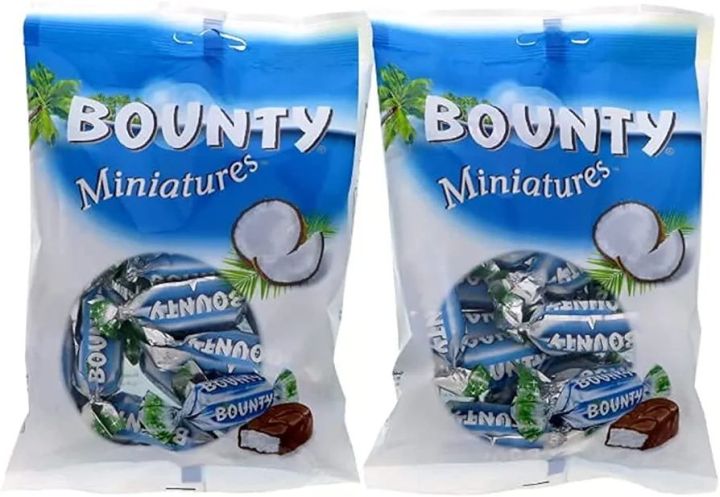Bounty miniatures chocolate pouch 150g