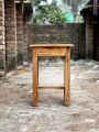 Wooden Large Size Stool length-15 inch,width-14 inch,heigh-30 inch. 