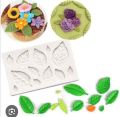 Leaf Mould Silicone Leaf Shaped Mold Fondant Cake 3D Silicone Mold Baking Decorating Tool. 