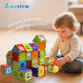 140-25PCS Large Scale House Building Blocks Simulation Window Design Construction Set Kindergarten Toys For Boys And Girls . 
