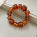 Acrylic Irregular Square Round Beaded Bracelet for Women European and American Simple Bracelet Korean Fashion Hand Accessories.