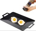 Grill Pan, Non-Stick Griddle Pan, BBQ Grill Pan for Induction Cooktop, Durable and Long-Lasting Griddle Plate, Stove Top Griddle Frying Plate or Making Breakfast or Grilling Meat Fish and Vegetables. 