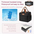 Detachable Breast Pump Bag with Ice Pack Double Layer Portable Breast Milk Cooler Travel Bag Compatible for Wearable Breast Pump. 