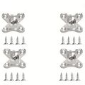 10/20/30/50 pcs Zinc Alloy butterfly Corner Bracket, Plank Corner Connector, Removable Corner Bracket, with Screws.