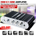 ST-838 HiFi 2.1 Channel Power Amplifier Stereo Bass Sound Amp RMS 20Wx2+40W Class D Mini Media Player MP3 Car Black Home Amplify. 