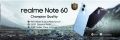 Realme Note 60 | 64GB+4GB RAM | 5000mAh battery | 32MP back camera | Dust and Water Resistant. 