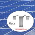 10Pcs Solar Panel Drainage Clip Clamp Photovoltaic Panel Water Guide Clamp Roof Solar Panel Frame Cleaning Clips Mud Clamp.