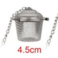 ModularTech - Tea Ball Strainer Mesh Reusable Stainless Steel Infuser Filter Clip Spice Herbal Diffuser Steeper Locking Kitchen Tools. 