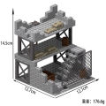 Militarys Scene Defense Watchtowers Command Posts Bases Signal Towers Wire Mesh Stands Building Blocks Bricks Toys For Children. 