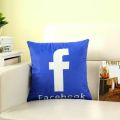 Emoji Decorate Facebook Cushion17.7 Inch Soft Compostable With Pillow. 