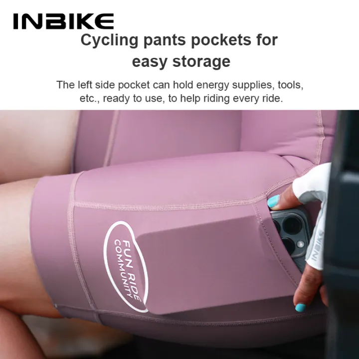INBIKE%20Cycling%20Shorts%20Women's%202025%20New%20Spring%20Summer%20MTB%20Pants%20Pad%20Shorts%20Breathable%20Sweat-Wicking%20Mountain%20Road%20Bike%20Clothing%20-%20Image%204