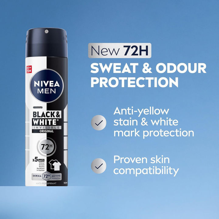 NIVEA%20MEN%20Body%20Spray%20Black%20&%20White%20Invisible%20150ml%20-%20Image%202