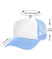 Two Tone Unisex Trucker Cap Foam Front Mesh Back 2 Tone Trucker Snapback Hat. 