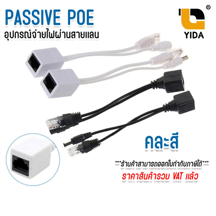 Passive Poe 3.0 Power over Ethernet adapter injector + splitter kit