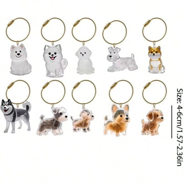 Dog%20Hair%20Storage%20Box%20Puppy%20Hair%20Memorial%20Keepsake%20Capsule%20Pet's%20Dog/Cat%20Fur%20Container%20Transparent%20Capsule%20Keychain%20Souvenirs%20-%20Image%202