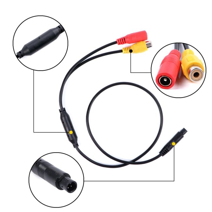 CVBS%20RCA%204-Pin%20Male%20To%20Female%20Connector%20Female%20Connector%20Wire%20Harness%20Camera%20Signal%20Harness%20Car%20%20Backup%20Camera%20Wire%20Harness%20-%20Image%204
