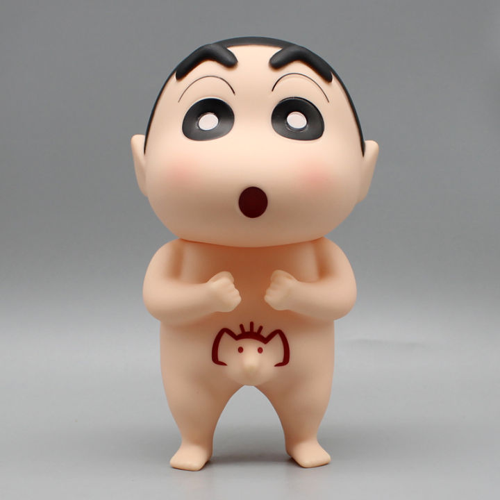 Crayon Shin-Chan Anime Figures Kid Shin-Chan Nude Bathe Action Figurine PVC Statue Model Doll Desk Ornaments Collection Toy Gift