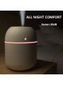 Air Humidifier Mini Diffuser for Air Freshener / Aromatherapy - USB Desktop Fogger - Mist Maker Sprayer Portable Humidifier for Room / Car / Offices with LED light. 