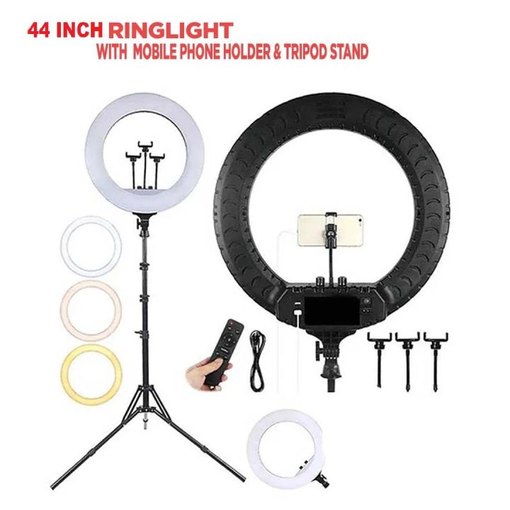 44 Cm Ring Light With 7ft Stand