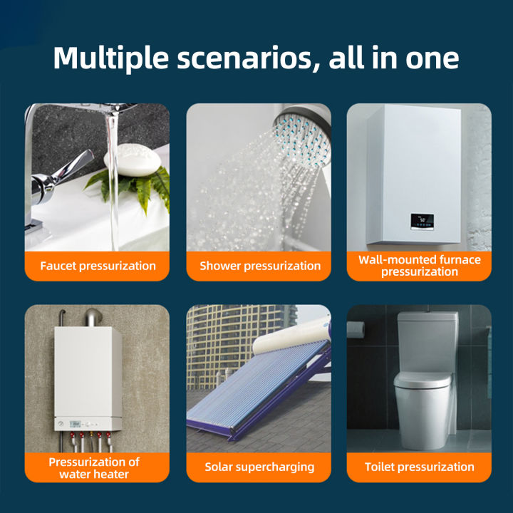 24V150W%20Automatic%20Water%20Pressure%20Booster%20Pump%20Silent%20Shower/Sprinkler/Garden/Kitchen%2092ft%20Lift%20%20Recirculating%20with%20Auto%20Switch%20-%20Image%204