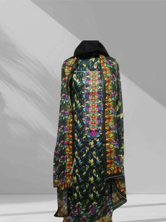 Unstitched Zam Zam Three Piece