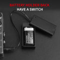 3PCS 9V Battery Holder 9 Volt Battery Holder with ON/Off Switch Cover Lead Wires 9V Battery Box 9 Volt Battery Case Connector. 