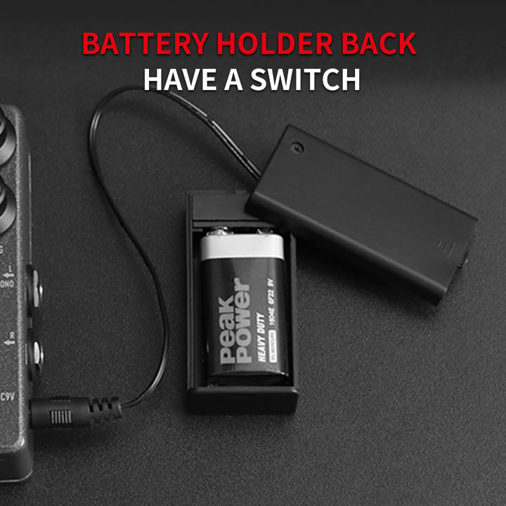 3PCS%209V%20Battery%20Holder%209%20Volt%20Battery%20Holder%20with%20ON/Off%20Switch%20Cover%20Lead%20Wires%209V%20Battery%20Box%209%20Volt%20Battery%20Case%20Connector%20-%20Image%206
