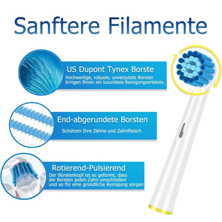 4/8/16%20Pack%20Sensitive%20Gum%20Care%20Replacement%20Brush%20Heads%20Compatible%20with%20Oral%20b%20Braun%20Electric%20Toothbrush,White%20-%20Image%204