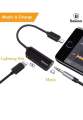 Baseus Orignal 2in1 Lighting Splitter | Best For Gaming | Iphone Xs,Xr,11,12,13,14. 