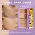 Concealer Palette Waterproof Long-lasting Foundation Matte Moisturizing Lightweight Breathable Look Multi-shade Concealer Disk. 