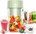 2 In 1 Mini Portable USB Rechargeable High Quality 6 Blades Crusher Juicer.