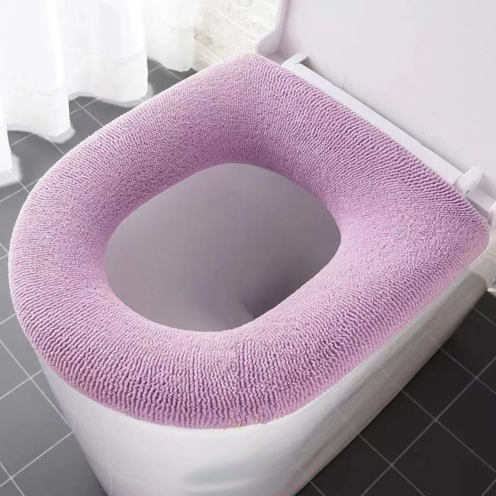 Universal%20Toilet%20Seat%20Cover%20Pure%20Color%20Pumpkin%20Pattern%20Closestool%20Mat%20Soft%20Warm%20Toilet%20Seat%20Cushion%20Bathroom%20Toilet%20Accessories%20-%20Image%204