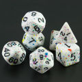 Board Game Accessories Cubes High Quality Acrylic Dice Unique Blood Effect Mixing Colours Effect For Entertainment Table Gaming. 