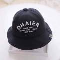 [Ready to ship] baby bucket hat Children 3 months-18 months round head: 48-49 cm plain cotton hat with embroidery letter ohaier Fashion Cap. 
