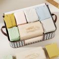 Visible Large Capacity Storage Box Portable Household Clothes Organizer With Handles Foldable Dustproof Quilt Zipper Container. 