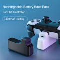Premium Rechargeable Battery Pack 3400mAh Charging Kit Endurance External Portable Back Clip Power Bank for PS5 Elite Controller. 