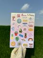 Aesthetic Mini Quotes Journal Sticker Sheet | Waterproof Stickers. 