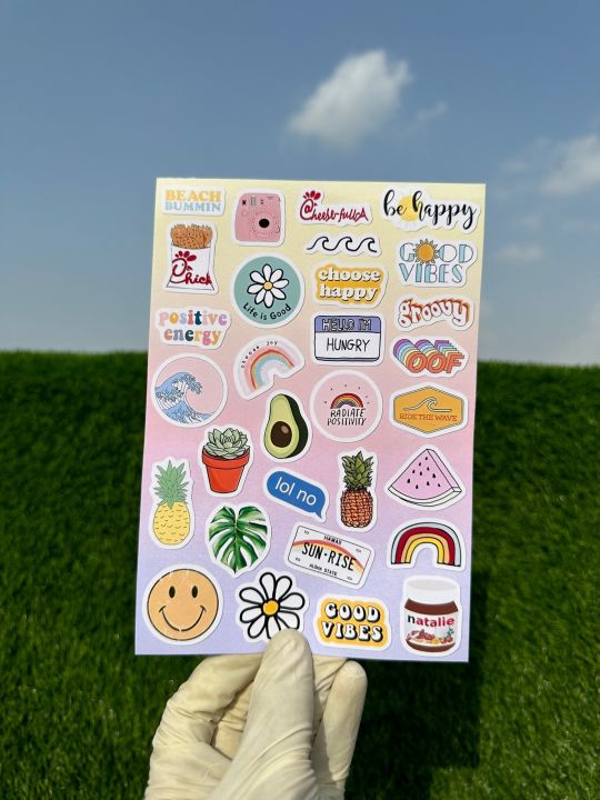 Aesthetic%20Mini%20Quotes%20Journal%20Sticker%20Sheet%20%7C%20Waterproof%20Stickers%20-%20Image%202