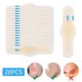 20PCS Gel Heel Protector Foot Patches Adhesive Blister Pads Hydrocolloid Heel Liner Shoes Stickers Pain Relief Plaster Foot Care. 