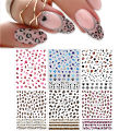 3/6/12 Sheets Leopard Nail Art Stickers Set – Self-Adhesive Animal Nail Decals for DIY Manicure, Cheetah Paw Nail Decorations. 