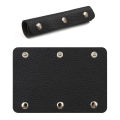 2 Pieces Leather Luggage Handle Wraps Handbag Handle Grip Protectors, Soft Purse Strap Cover Pad with Brass Clasps.
