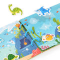 Montessori Baby Busy book My First Quiet Book Paste Early Learning Education Toy Children Toy Matching Game for Babies.