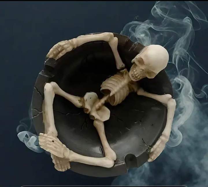 Funny Ashtray Cigarette Smoking Accessories concrete Cute Jewellery storage Gadget Home Decoration Men'S Gift Hand Made