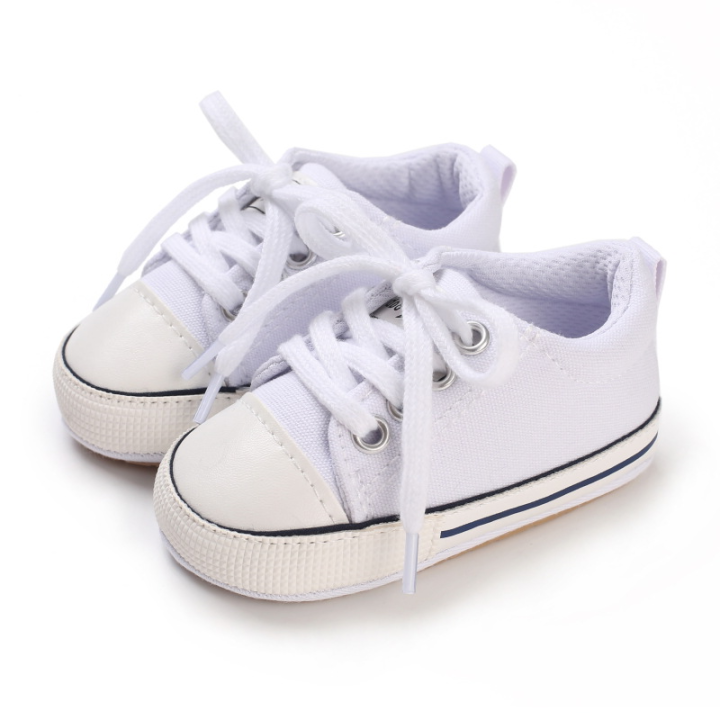 5Colors Classic Baby Shoes Boys Baby Girls Casual Canvas Sneakers Lace